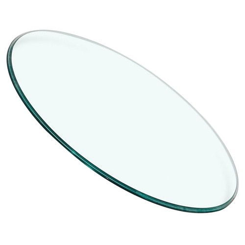 Round tempered glass - table, top